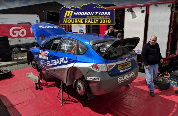 Competitors Get Ready for the Modern Tyres Mourne Rally!