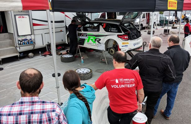 SS8: Greer Leads Down Rally while Bogie Retires