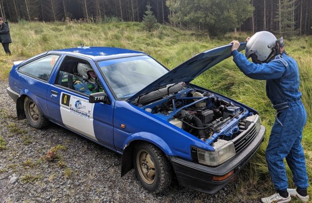 After SS1: Moffett Leads after Slippery Opening Test at Lakeland Stages