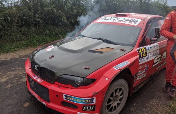 SS9: Drama at final service – steam from Samsonas’ BMW!